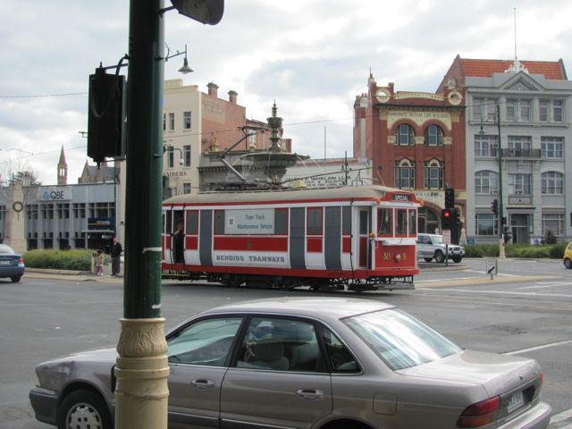 20100922-32-BendigoVIC-MaintenanceTram-SingleTruck