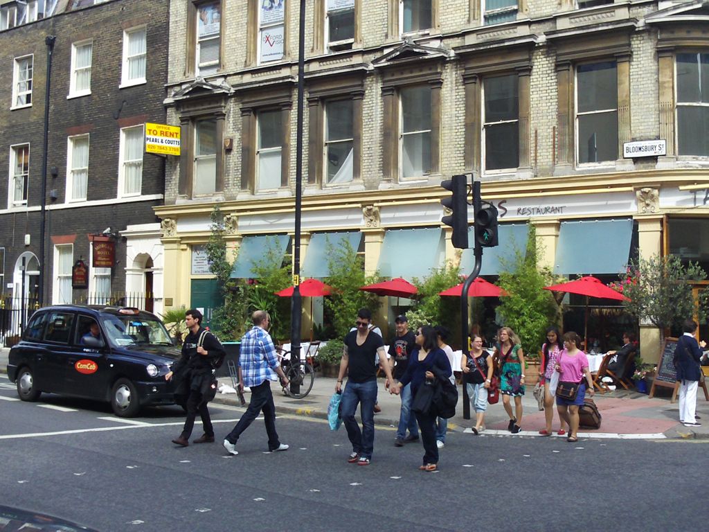 TAS restaurant (r) and Morgan Hotel (l)