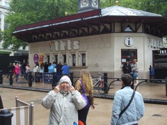 D the gnome & Tkts booth Leicester Square