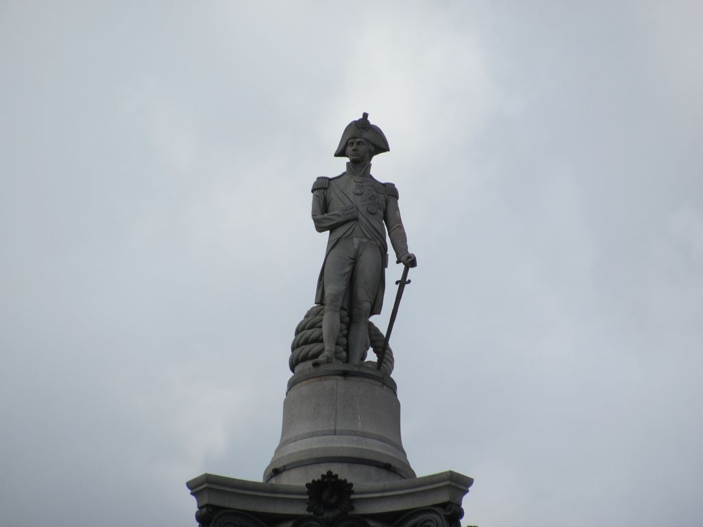 Nelson atop his column