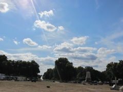 Grounds being made into Volleyball Court