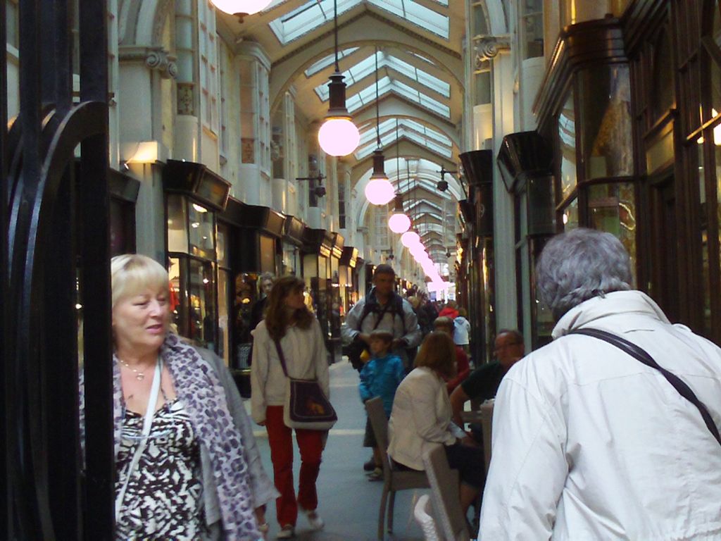 An arcade shopping center off Picadilly