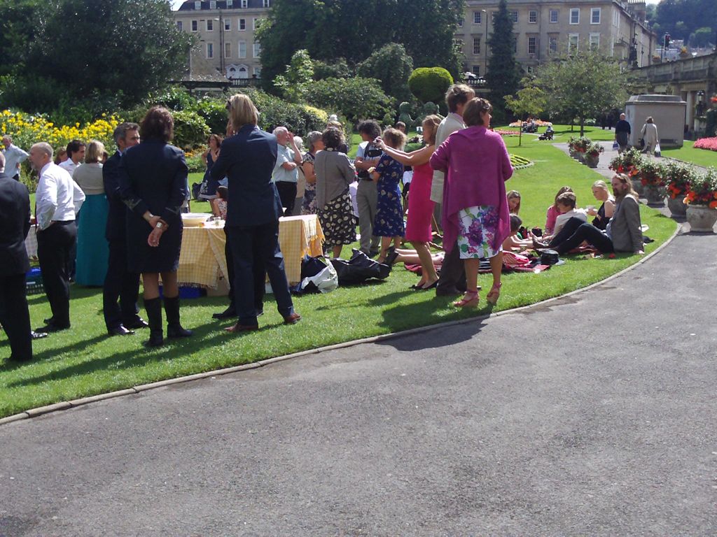 Meeting on the Lawn