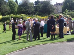 Meeting on the Lawn