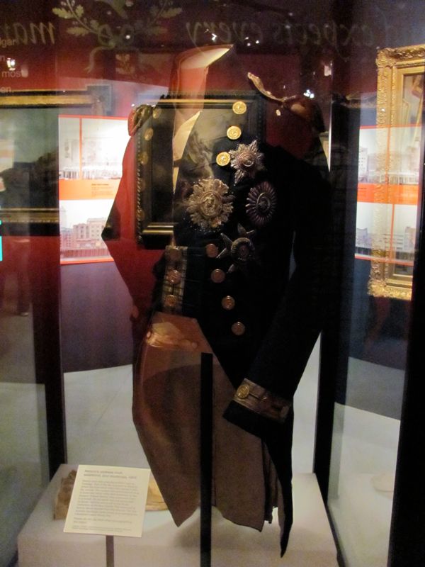 Nelson's death-uniform