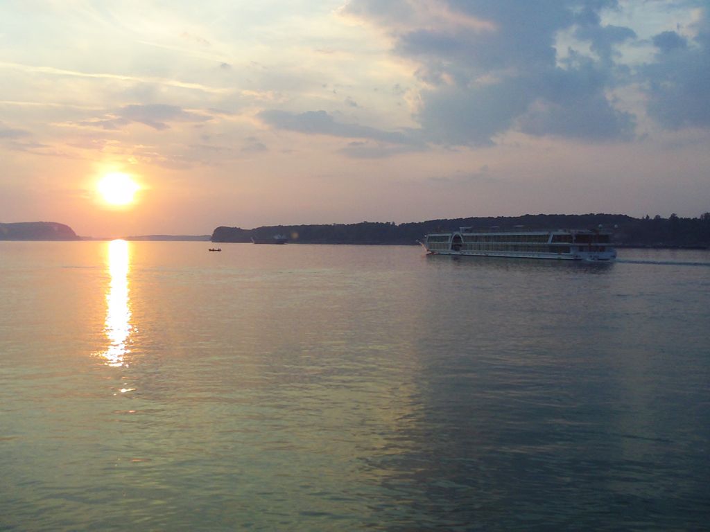 Sunset on the Danube