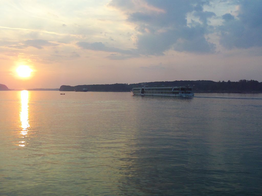 Sunset on the Danube