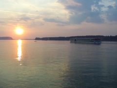 Sunset on the Danube