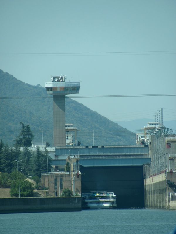 Lock and control tower