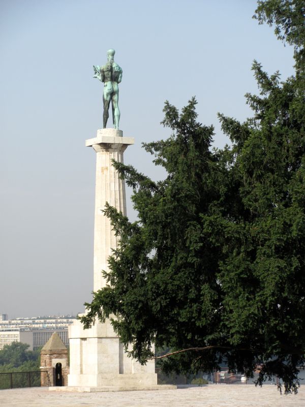 Naked man statue