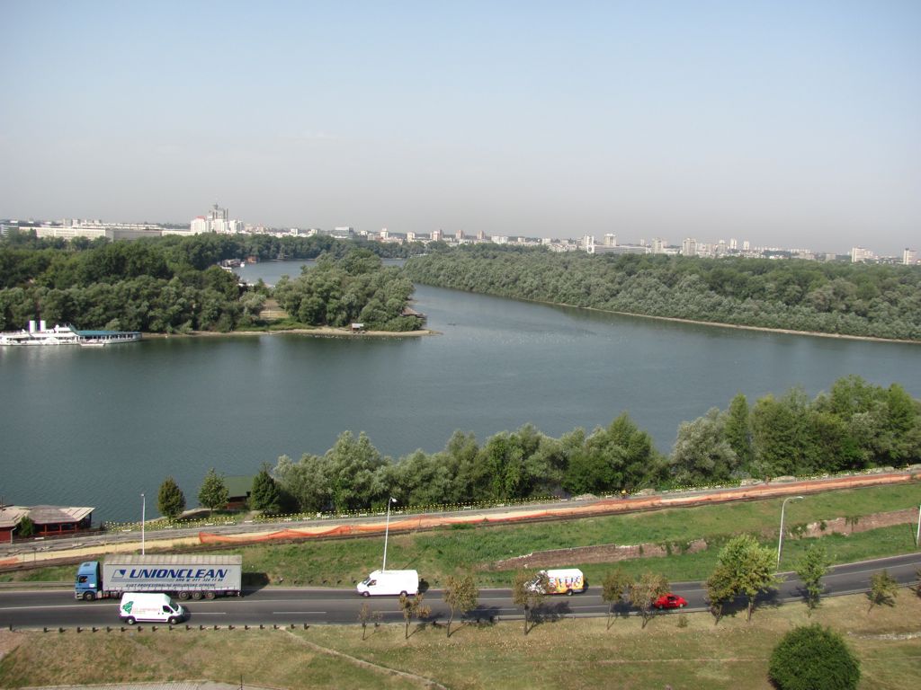 Sava river (left)