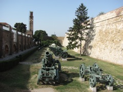 Military museum in old moat