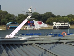 Dolphin pennant in Belgrade