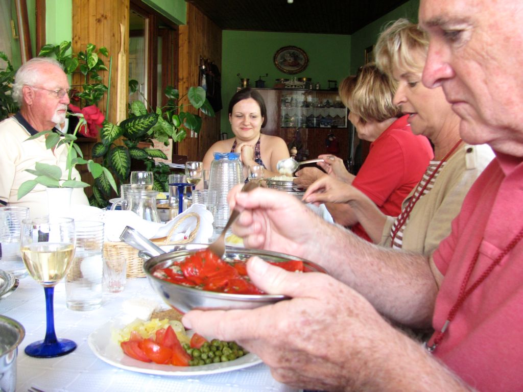 Eva Gajnok, our luncheon host