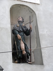 Statue in wall