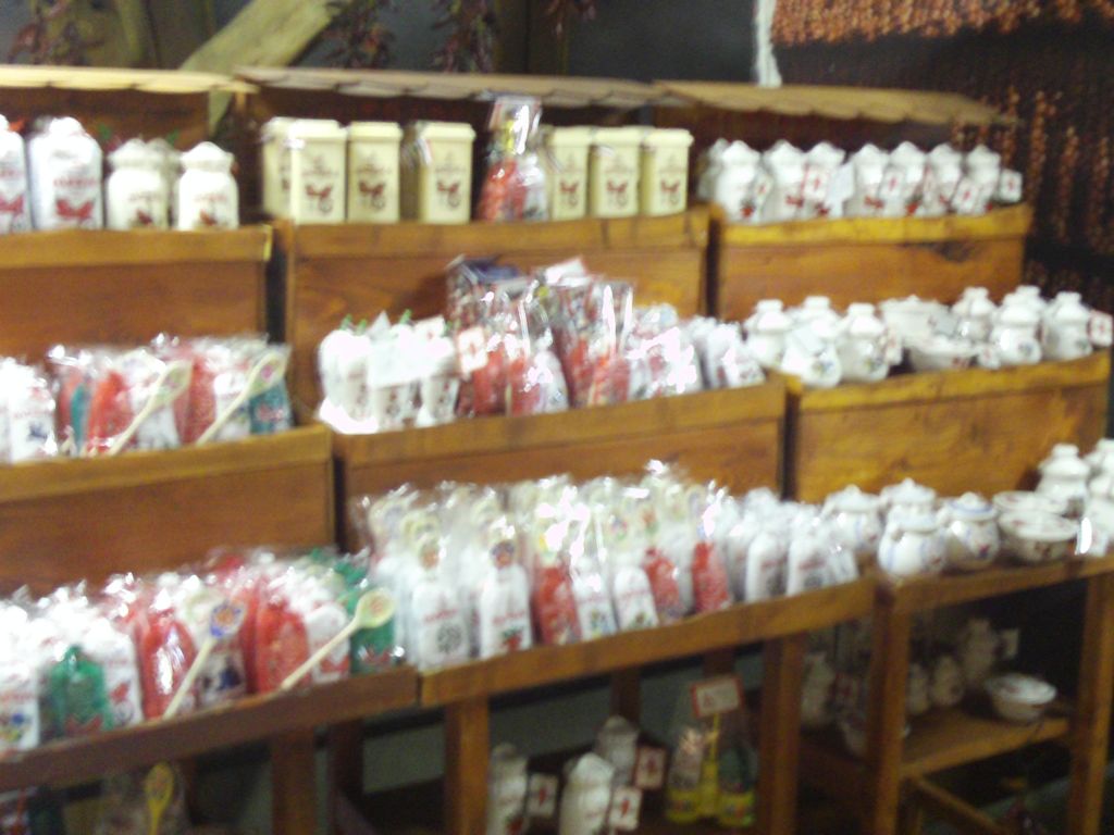 Paprika Museum sales stand