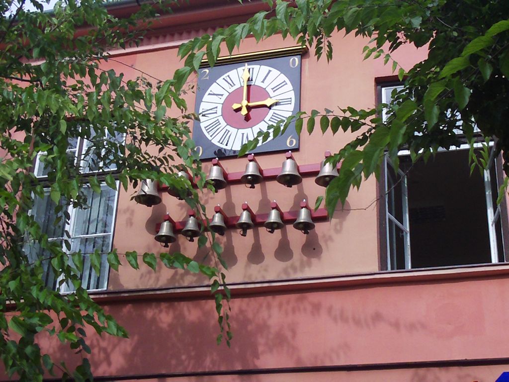 Clock with chimes