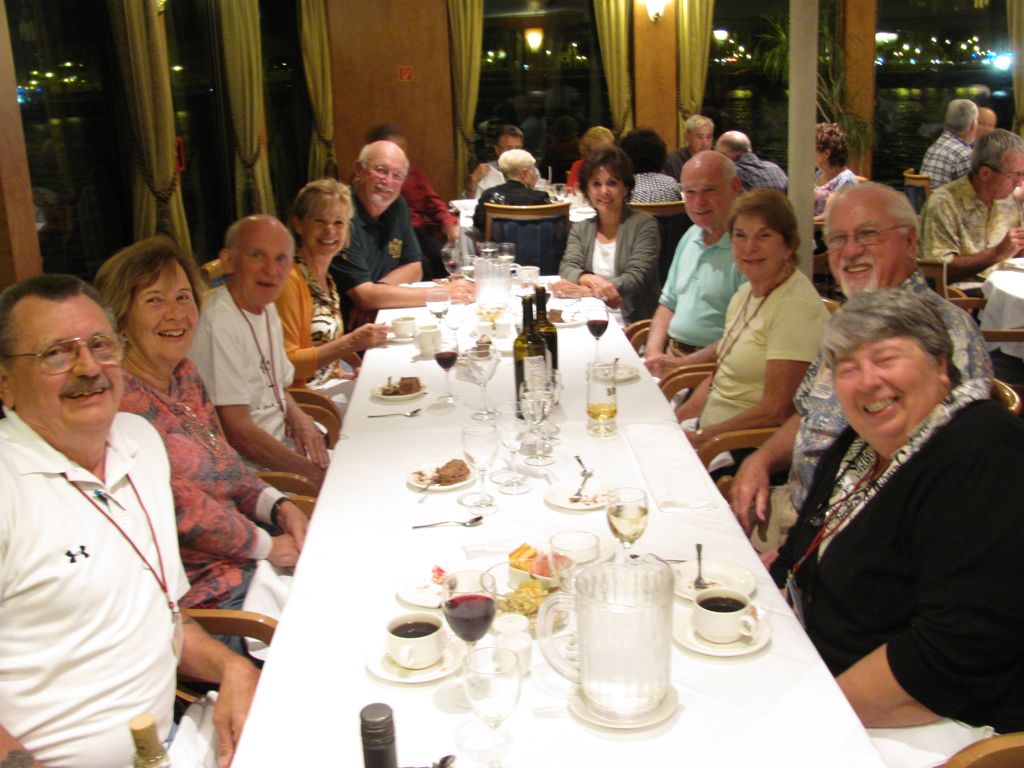 Owen, Saidia, Tom C, Steph, Tom T, Sandra, Gerry, Peggy, Bing, Dolores