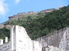 Walls, Fortress on Hill beyond