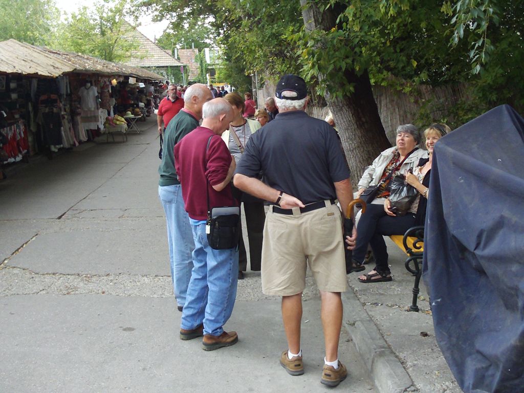 Mob waiting for bus