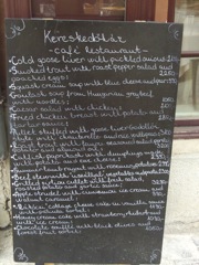 Szentendre Menu