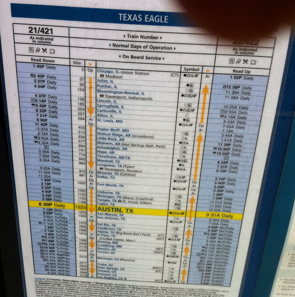 20120323-Austin-TexasEagleTimetable